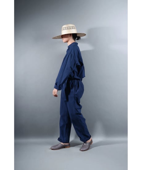 2.Tutoj Jumpsuits / sp / Size2 / typewriter / Evening blue