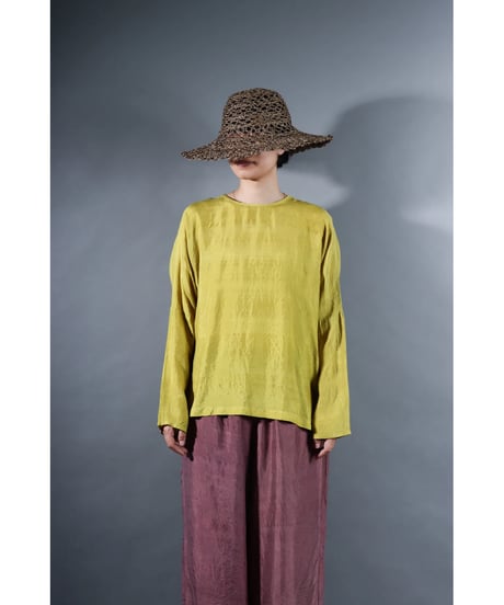 3.Fendo / Long sleeve tops / Silk khadi / Mustard