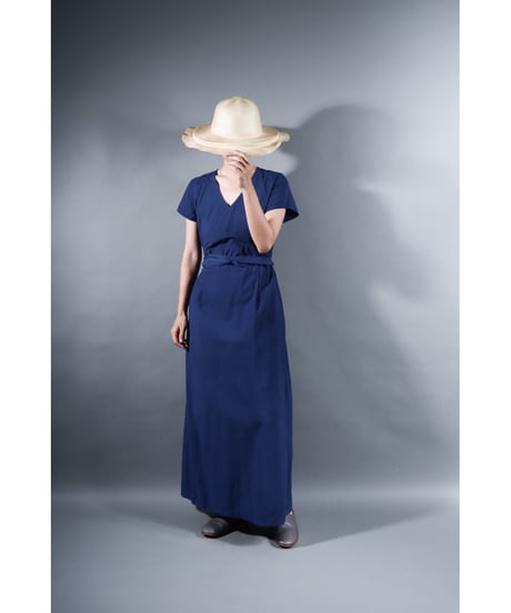 1.Rulo / Dress / Cap sleeve / sp /Organic cotton Cord lane / Evening blue