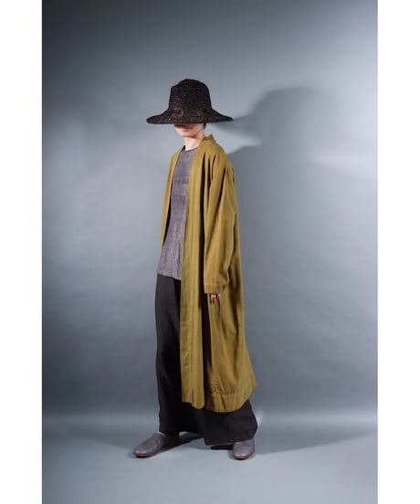 1.Summer robe / Organic cotton twill / size1 / Ochre