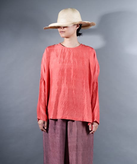 5.Fendo / Long sleeve tops / Silk khadi / Berry pink