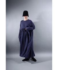 3.Kurteno-dress sp/ Long sleeve / Organic cotton satin / Grape purple