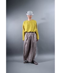 5.Lumo pants / Silk khadi / Silver gray