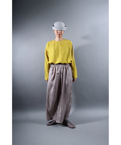 5.Lumo pants / Silk khadi / Silver gray