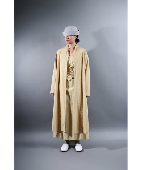 1.Robe coat / Organic cotton Typewriter / Size1 / Clove