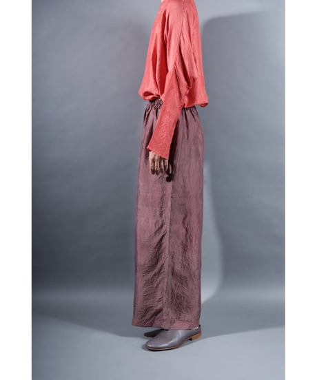 1.Lumo pants / Silk khadi / Grayish purple