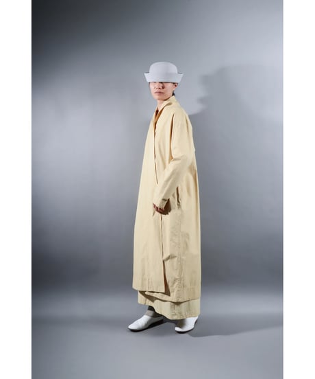 1.Robe coat / Organic cotton Typewriter / Size1 / Clove