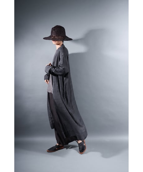1.Silk robe / Silk khadi / Size 1 / Charcoal gray