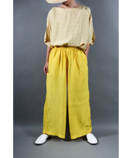3.Lumo pants / Silk khadi / Sunshine yellow