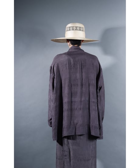 1.Haori / Silk khadi / size 2 / Reddish gray