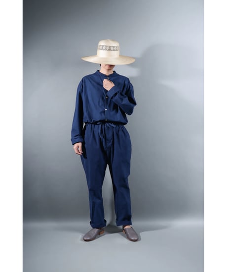 2.Tutoj Jumpsuits / sp / Size2 / typewriter / Evening blue