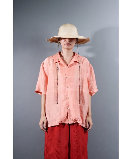 2.Kolumo / size1 / Silk khadi / Sunset pink