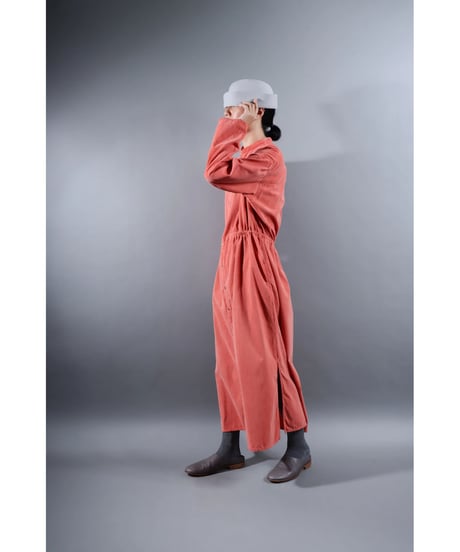 2.Kite / One piece / Organic cotton corduroy / Sunset pink