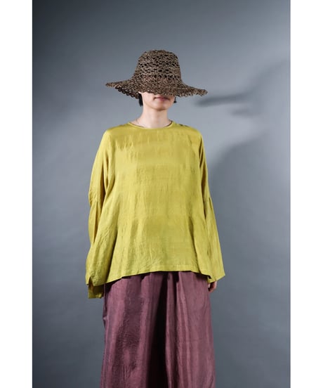 3.Fendo / Long sleeve tops / Silk khadi / Mustard