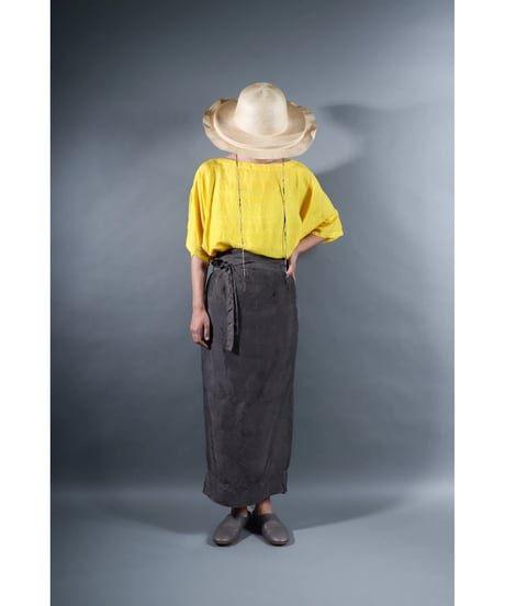 2.Tibetan skirt / Silk khadhi / Iron gray
