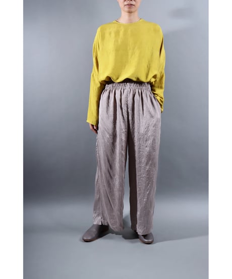 5.Lumo pants / Silk khadi / Silver gray