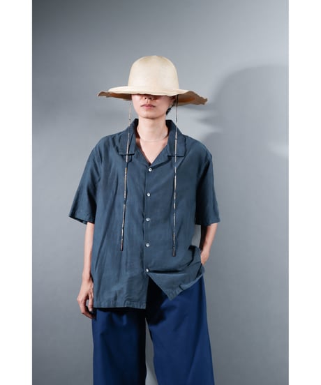 1.Kolumo / size1 / cotton silk / Silver blue
