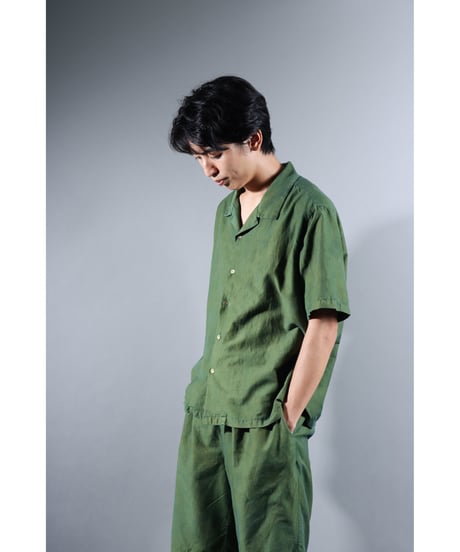 2.Kolumo / size1 / cotton silk / Green moss