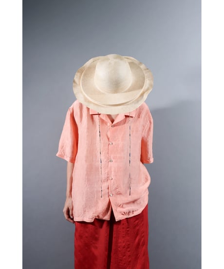 2.Kolumo / size1 / Silk khadi / Sunset pink