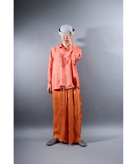 １.Kolumo Long sleeve / Silk khadi / size1 / Sunset pink
