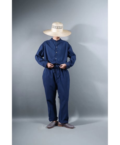 2.Tutoj Jumpsuits / sp / Size2 / typewriter / Evening blue