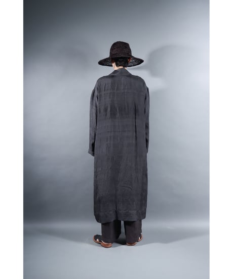 1.Silk robe / Silk khadi / Size 1 / Charcoal gray