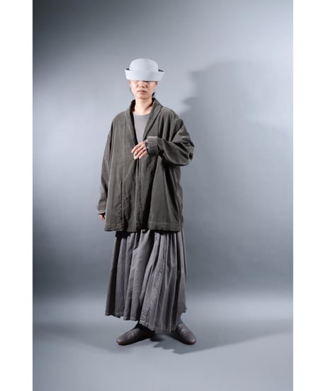 2.Loofah jacket / Organic cotton corduroy / size2 / Warm gray
