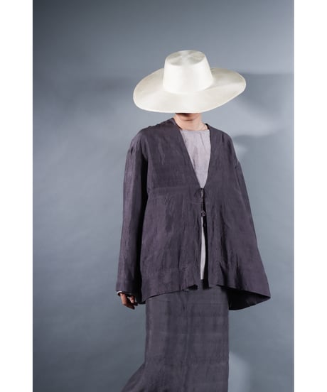 2.Haori / Silk khadi / size1 / Reddish gray