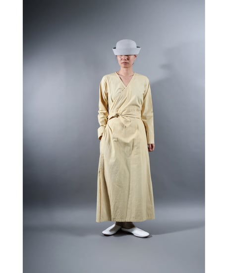 2.Pasan  / Coat dress / Organic cotton / size2 / Clove