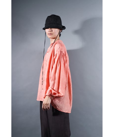 2.Stella blouse / Silk khadi / Sunset pink