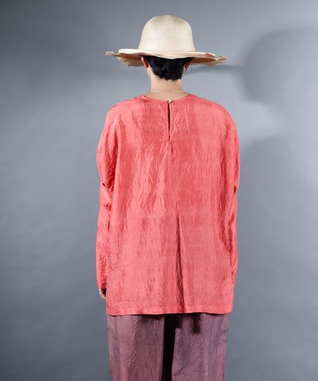 5.Fendo / Long sleeve tops / Silk khadi / Berry pink