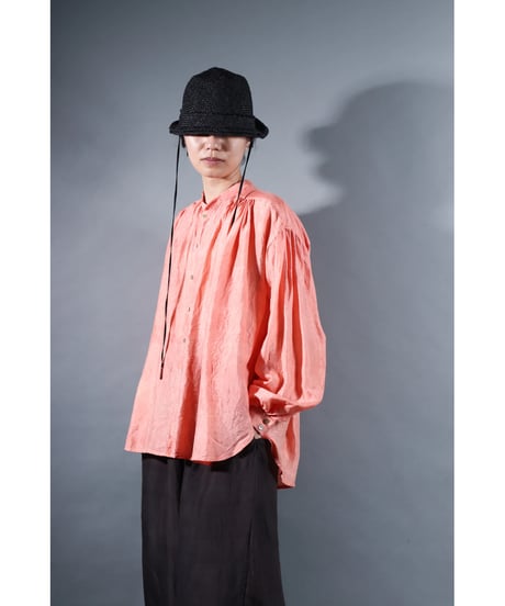 2.Stella blouse / Silk khadi / Sunset pink