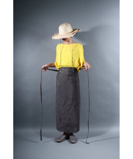 2.Tibetan skirt / Silk khadhi / Iron gray