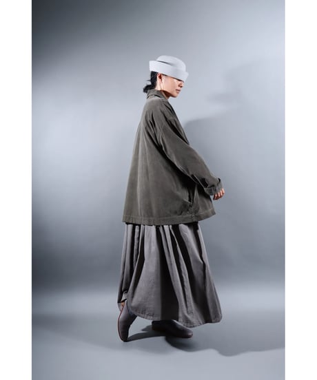 2.Loofah jacket / Organic cotton corduroy / size2 / Warm gray