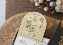 手帳クリップ「クマの手帳 time」