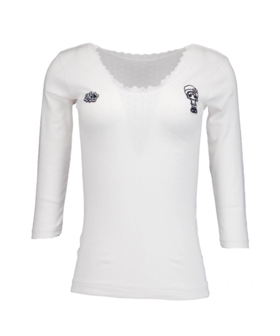 shalomclub shalom 韓国 白 トップス SHALOM / MARO LACE TOP WHITE | I/O PORT