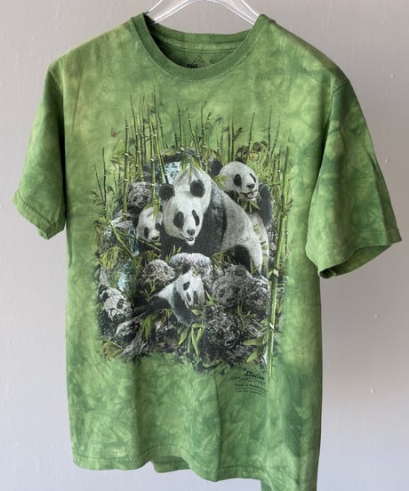 Panda family print t-shirt