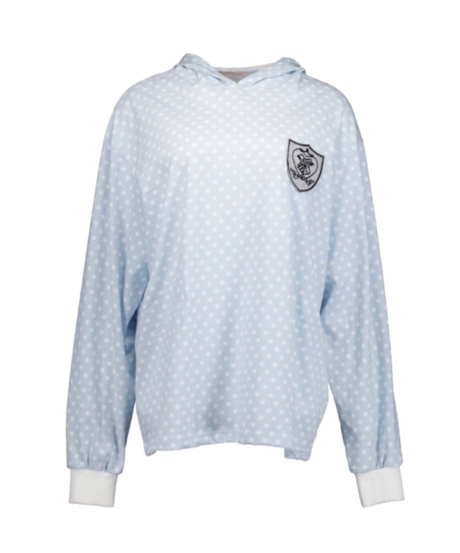 shalom shalomclub シャローム 韓国 トップス SHALOM / BADGE LONG SLEEVE DOT | I/O PORT