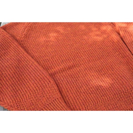 NOROLL - SIMPLE CREW NECK KNIT / ORANGE