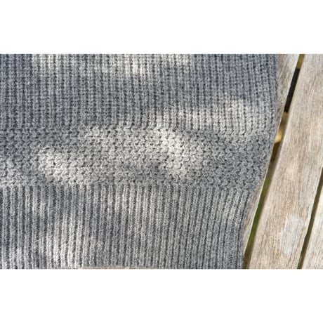 NOROLL - SIMPLE CREW NECK KNIT / GREY