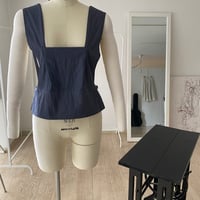 cotton nylon "BIB TOP"