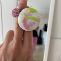 covered button HAIR elastic