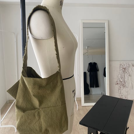 cotton linen ONEhandle "BAG"