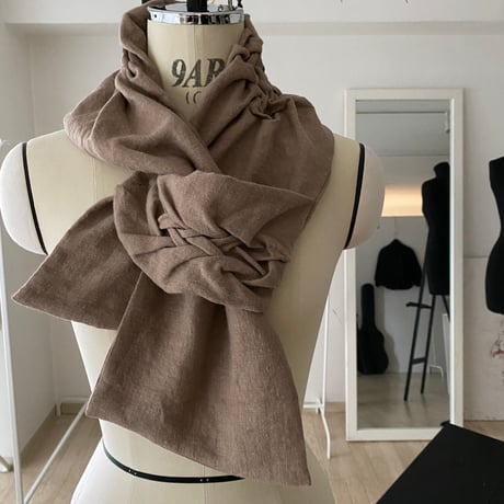 AW linen MAFFLER