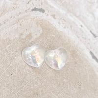 ミニガラスアクセサリーハート　NO.4
