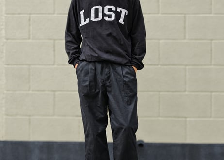 LOST COLLEGE LOGO L/S TEE
