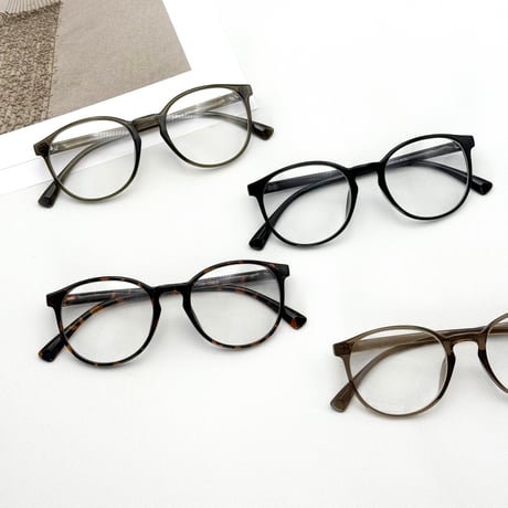 【4colors】ボストンクリアメガネ/UV99%cut/Ladies'・Men’s<No.2986>