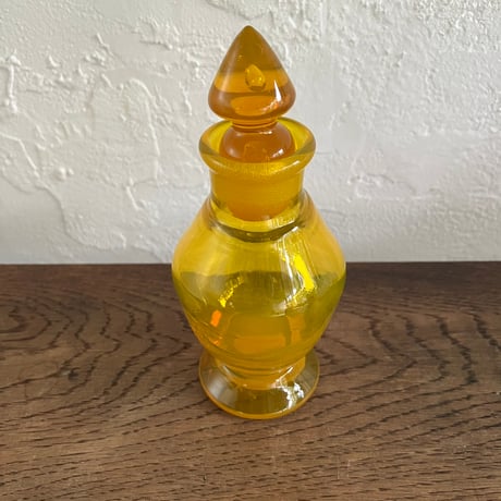 森永豊　香水瓶　yellow