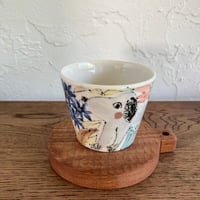 大隈美佳　色化粧  カップ  2匹のイヌ