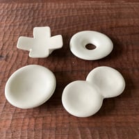 辻本路　箸置き　白のシリーズ